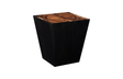 Phillips Collection Trapezoid Brown Side Table