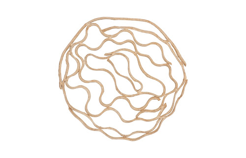 Phillips Collection Vine Wall Flower Brown Accent