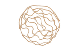 Phillips Collection Vine Wall Flower Brown Accent