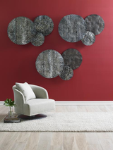 Phillips Collection Metal Lotus Wall Art Old White Accent