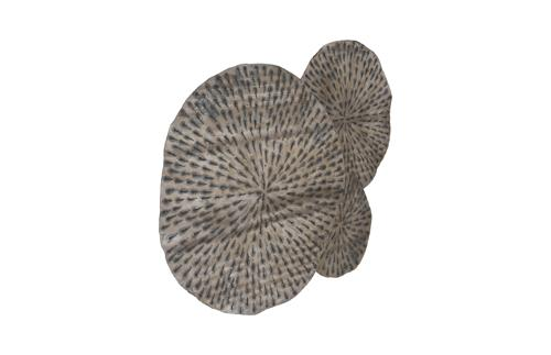Phillips Collection Metal Lotus Wall Art Old White Accent