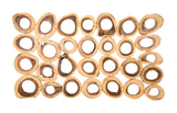 Phillips Collection Chuleta Rings Wall Art Chamcha Wood Rectangular Accent
