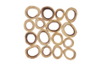 Phillips Collection Chuleta Rings Wall Art Chamcha Wood Square LG Accent