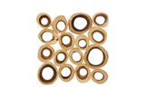 Phillips Collection Chuleta Rings Wall Art Chamcha Wood Square LG Accent