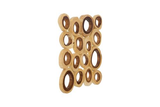 Phillips Collection Chuleta Rings Wall Art Chamcha Wood Square LG Accent