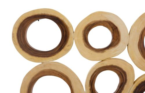 Phillips Collection Chuleta Rings Wall Art Chamcha Wood Square SM Accent