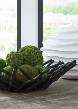 Phillips Collection Stick Short Black Bowl