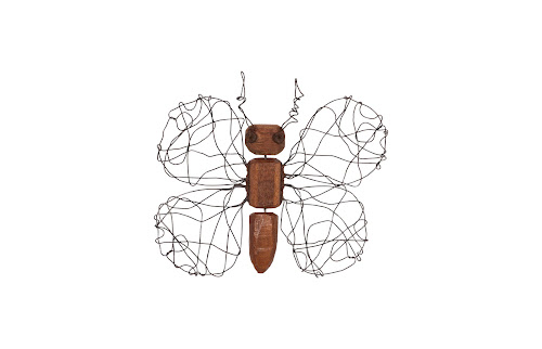 Phillips Collection Wire Wing Butterfly Wall Art SM Accent