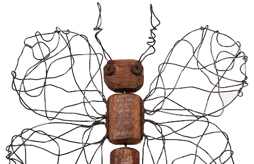 Phillips Collection Wire Wing Butterfly Wall Art SM Accent