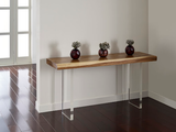 Phillips Collection Floating  Table Acrylic Legs Console