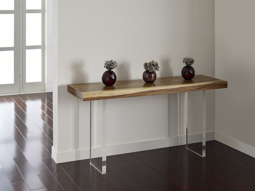 Phillips Collection Floating  Table Acrylic Legs Console