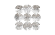 Phillips Collection Ginkgo Leaf Wall Art 9 Leaves Silver Accent