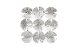 Phillips Collection Ginkgo Leaf Wall Art 9 Leaves Silver Accent