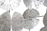 Phillips Collection Ginkgo Leaf Wall Art 9 Leaves Silver Accent