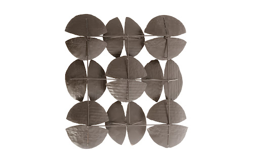 Phillips Collection Ginkgo Leaf Wall Art 9 Leaves Silver Accent