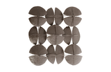 Phillips Collection Ginkgo Leaf Wall Art 9 Leaves Silver Accent