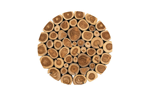 Phillips Collection Boscage  on Black Metal Legs Round Coffee Table