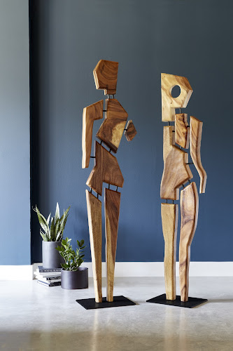 Phillips Collection Jill Wood Sculpture Brown Accent