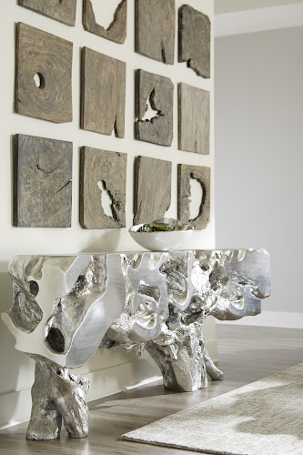 Phillips Collection Freeform Wall Tile Gray Stone Assorted Wall Art