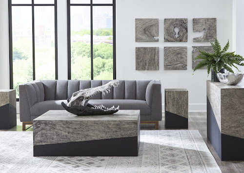 Phillips Collection Freeform Wall Tile Gray Stone Assorted Wall Art
