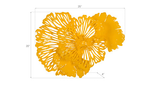 Phillips Collection Flower Wall Art Small Dandelion Metal Accent