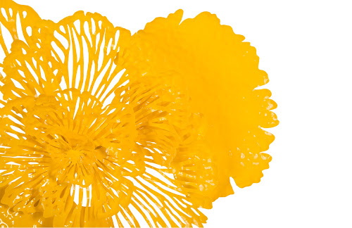 Phillips Collection Flower Wall Art Medium Dandelion Metal Accent