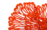 Phillips Collection Flower Wall Art Small Coral Metal Accent