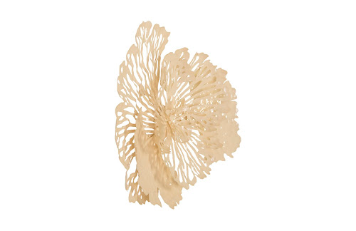 Phillips Collection Flower Wall Art Small Ivory Metal Accent