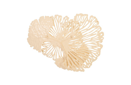 Phillips Collection Flower Wall Art Small Ivory Metal Accent