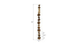 Phillips Collection Dice Wall Art Chamcha Wood Natural Accent