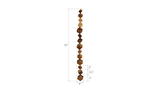 Phillips Collection Dice Wall Art Chamcha Wood Natural Accent