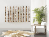 Phillips Collection Dice Wall Art Chamcha Wood Natural Accent
