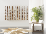 Phillips Collection Dice Wall Art Chamcha Wood Natural Accent