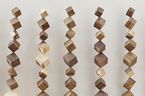 Phillips Collection Dice Wall Art Chamcha Wood Natural Accent