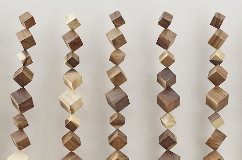 Phillips Collection Dice Wall Art Chamcha Wood Natural Accent