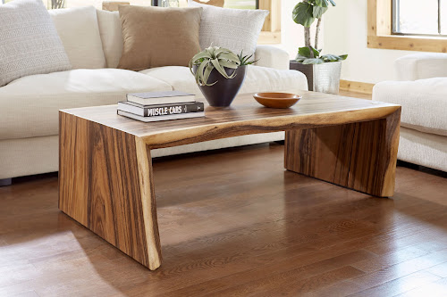 Phillips Collection Waterfall Brown Coffee Table