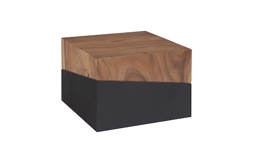 Phillips Collection Geometry Small Natural Coffee Table