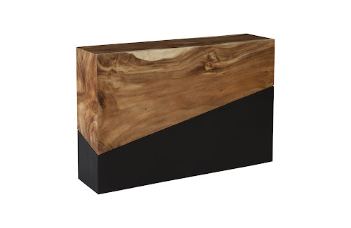 Phillips Collection Geometry  Table Brown Console