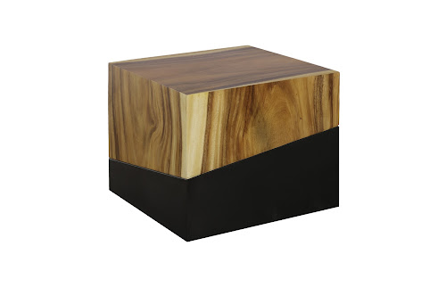 Phillips Collection Geometry Natural Side Table