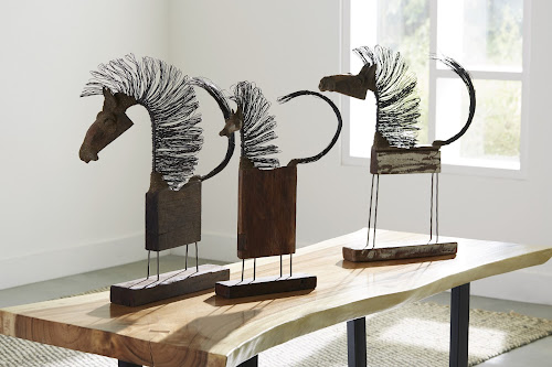 Phillips Collection Wire Horse Sculpture SM Body Accent