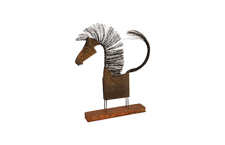 Phillips Collection Wire Horse Sculpture MD Body Accent