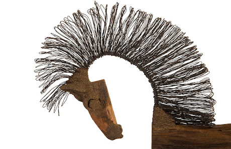 Phillips Collection Wire Horse Sculpture Long Body Accent