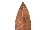 Phillips Collection Carved Leaf on Stand, Copper Leaf LG Accent
