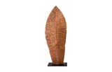 Phillips Collection Carved Leaf on Stand, Copper Leaf SM Accent