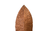 Phillips Collection Carved Leaf on Stand, Copper Leaf SM Accent