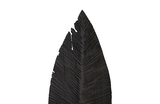 Phillips Collection Carved Leaf on Stand Burnt LG Accent
