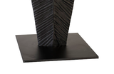 Phillips Collection Carved Leaf on Stand Burnt LG Accent