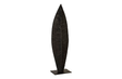 Phillips Collection Carved Leaf on Stand Burnt MD Accent