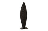 Phillips Collection Carved Leaf on Stand Burnt MD Accent