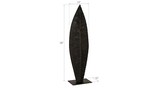 Phillips Collection Carved Leaf on Stand Burnt MD Accent